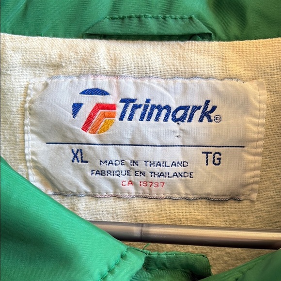 Vintage Green BC Wildlife Federation Member Windbreaker Jacket - Picture 2 of 9